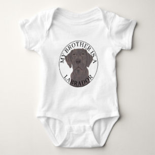 Chocolade Labrador Hond Romper