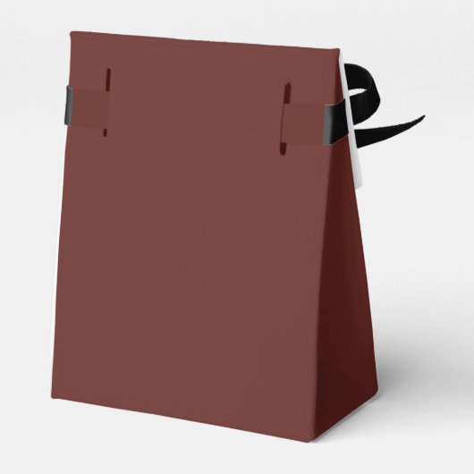 Chocolade Labrador Hondenbont Bruin Effen Kleur Bedankdoosjes (Achterkant)