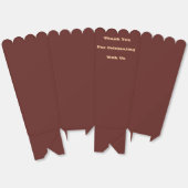 Chocolade Labrador Hondenbont Bruin Effen Kleur Bedankdoosjes (Ongevouwen)