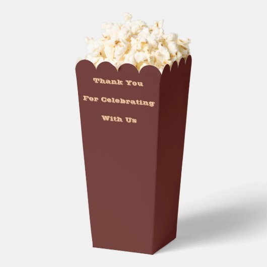 Chocolade Labrador Hondenbont Bruin Effen Kleur Bedankdoosjes (Popped)