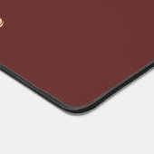 Chocolade Labrador Hondenbont Bruin Effen Kleur Bureaumat (Hoek)