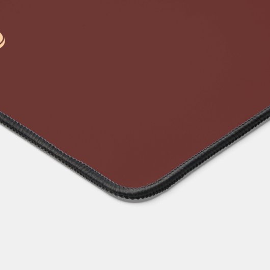 Chocolade Labrador Hondenbont Bruin Effen Kleur Bureaumat (Hoek)