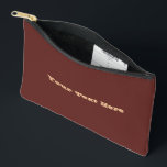 Chocolade Labrador Hondenbont Bruin Effen Kleur Etui<br><div class="desc">Accessoire Opslag Handtas Small Purse print cut naai stijl en casual plezier mode statement accessoire bedrukt met Chocolate Labrador Hondenbont Bruin Effen Kleur achtergrond illustratie op alle producten met een aanpasbare sjabloon tekst zin Jouw tekst Hier in een contrasterende bleke perzik kleur op de meeste van de producten door TheFabricSeal...</div>