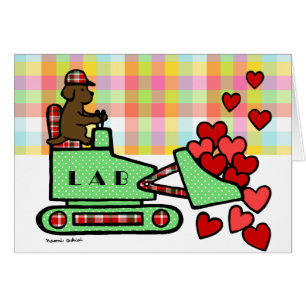 Chocolade Labrador houdt je hart tegen