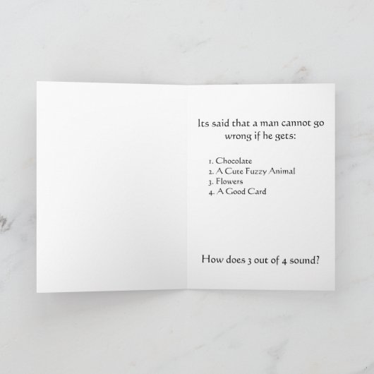 Chocolade Labrador in Sneeuw Feestdagen Kaart (Binnen)