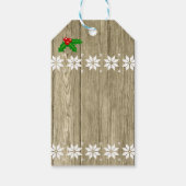 Chocolade Labrador kerstkerstkerstkerstkerstkerstk Cadeaulabel (Achterkant)