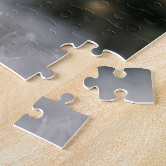 Chocolade Labrador Kerstmis Legpuzzel (Zijkant)