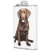 Chocolade Labrador koffiemok Heupfles (Links)