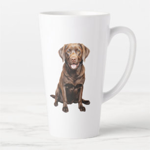 Chocolade Labrador koffiemok Latte Mok