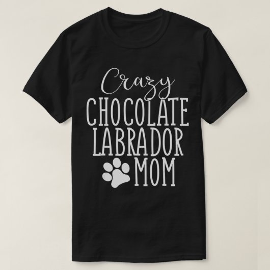 Chocolade Labrador Ma Chocolate Lab Lover Mam T-shirt (Design voorkant)