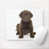 Chocolade Labrador Mousepad Muismat (Met muis)