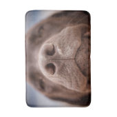 Chocolade Labrador Nose Closeup Badmat (Voorkant Verticaal)