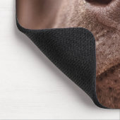 Chocolade Labrador Nose Closeup Muismat (Hoek)