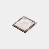 Chocolade Labrador Nose Closeup Post-it® Notes (Schuin)