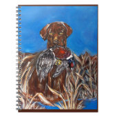 CHOCOLADE LABRADOR NOTITIEBOEK (Voorkant)