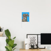 Chocolade Labrador Poster (Thuiskantoor)
