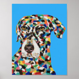 Chocolade Labrador Poster