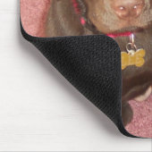 Chocolade Labrador Puppy Muismat (Hoek)