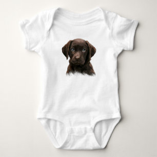 Chocolade Labrador Puppy Romper
