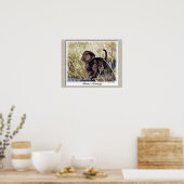 Chocolade Labrador Retriever Art Print (Keuken)