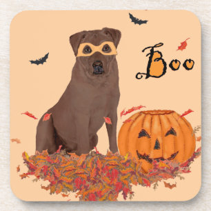 Chocolade Labrador Retriever Boe! Bier Onderzetter