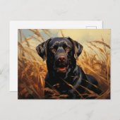 Chocolade Labrador Retriever Briefkaart (Voorkant / Achterkant)