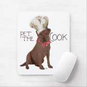 Chocolade Labrador Retriever Chef Muismat (Met muis)