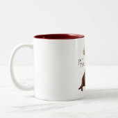 Chocolade Labrador Retriever Chef Tweekleurige Koffiemok (Links)