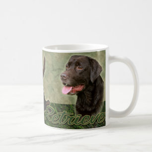 Chocolade Labrador Retriever collage Mok