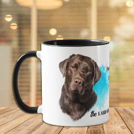 Chocolade Labrador Retriever Dog Loyal Friend Mok