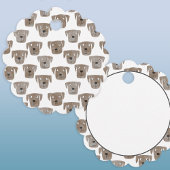 Chocolade Labrador Retriever Dog Patroon Bedankjes Labels