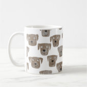 Chocolade Labrador Retriever Dog Waterverf Koffiemok (Links)