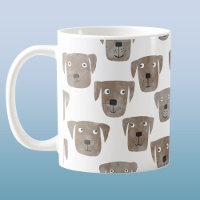 Chocolade Labrador Retriever Dog Waterverf