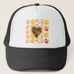 Chocolade Labrador Retriever Hond Hart Poot Print Trucker Pet