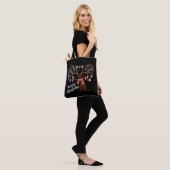 Chocolade Labrador Retriever Hond Kerstmis Tote Bag (Op model)