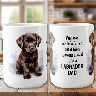 Chocolade Labrador Retriever Hond Papa Sweet Puppy Koffiemok