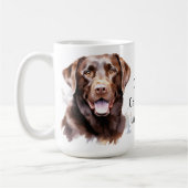 Chocolade Labrador Retriever - Ik hou van mijn hon Koffiemok (Links)