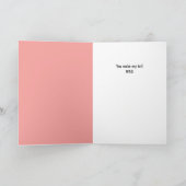 Chocolade Labrador Retriever Je maakt mijn staart  Feestdagen Kaart (Binnen)