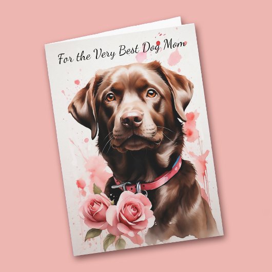 Chocolade Labrador Retriever Je maakt mijn staart  Feestdagen Kaart