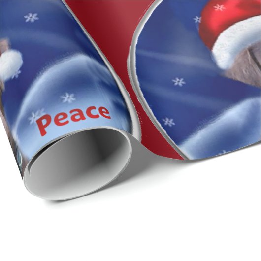 Chocolade Labrador Retriever Kerstmis Cadeaupapier (Rol Hoek)