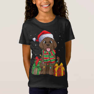 Chocolade Labrador Retriever Kerstmis Lab do T-shirt