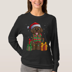 Chocolade Labrador Retriever Kerstmis Lab do T-shirt