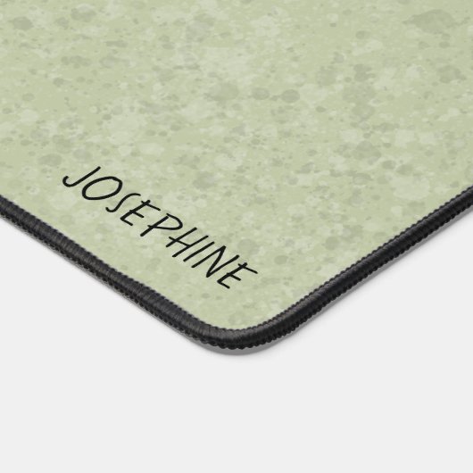 Chocolade Labrador Retriever Lab Hond met naam Bureaumat (Hoek)