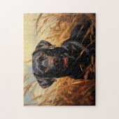 Chocolade Labrador Retriever Legpuzzel (Verticaal)