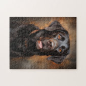 Chocolade Labrador Retriever Legpuzzel (Horizontaal)
