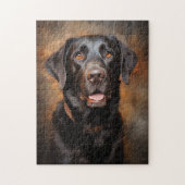Chocolade Labrador Retriever Legpuzzel (Verticaal)
