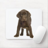 Chocolade Labrador Retriever Puppy Dog Mousepad Muismat (Met muis)