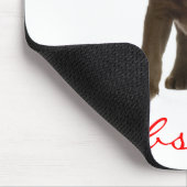 Chocolade Labrador Retriever Puppy Dog Mousepad Muismat (Hoek)