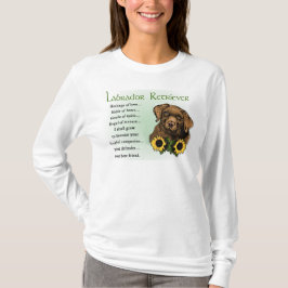 Chocolade Labrador Retriever Puppy Gifts T-shirt
