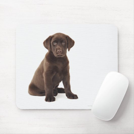 Chocolade Labrador Retriever Puppy Muismat (Met muis)